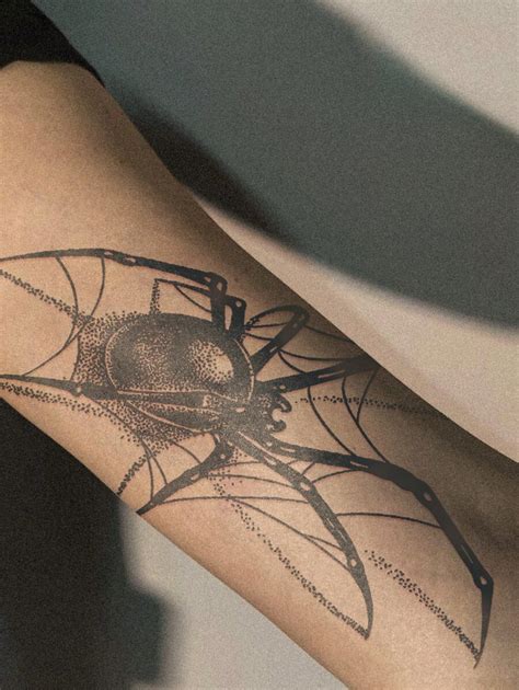 1 Piece Spider Revolutionary Technology Tattoo Semi Permanent Tattoo