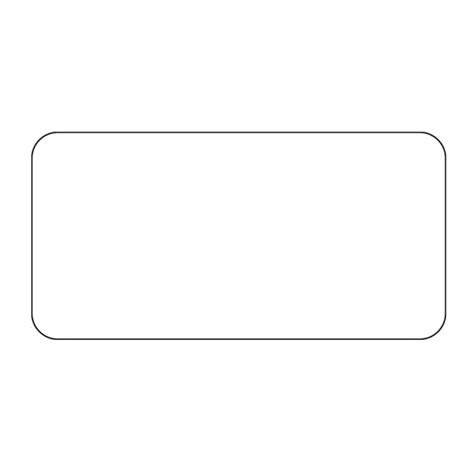 1 X 2 White Dissolving Labels National Checking