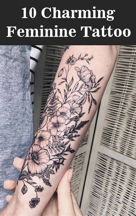 10 Charming Feminine Tattoo Designs Top Beauty Magazines