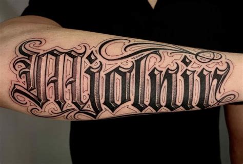 10 Chicano Tattoo Lettering Ideas That Will Blow Your Mind