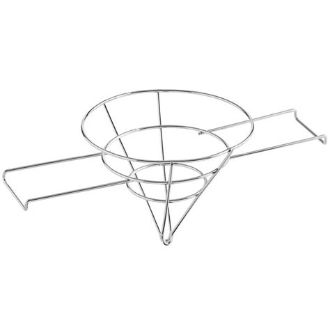 10 Chrome Plated Steel Fryer Oil Cone Filter Holder