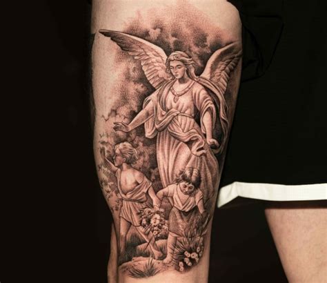 10 Female Guardian Angel Tattoo Ideas That Will Blow Your Mind