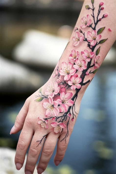 100 Cherry Blossom Tattoo Designs With Meaning Art And Design 100 Cherry Blossom Tattoo Designs With Meaning Art And Design