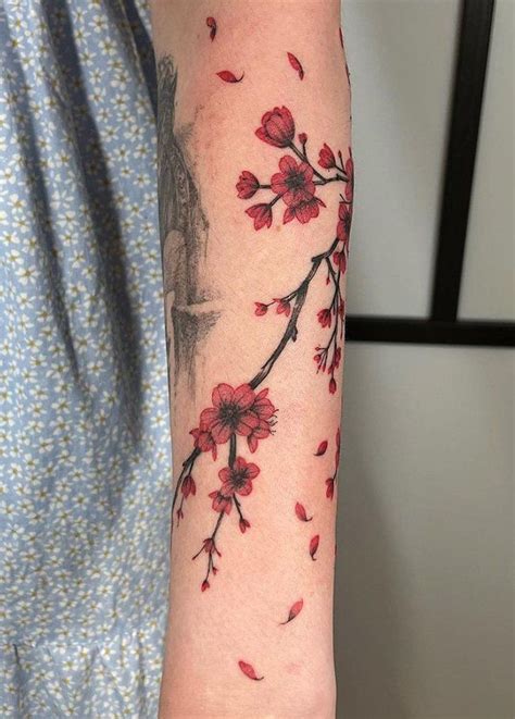 100 Elegant Cherry Blossom Tattoos Most Unique Gallery The Trend 100 Elegant Cherry Blossom Tattoos Most Unique Gallery The Trend