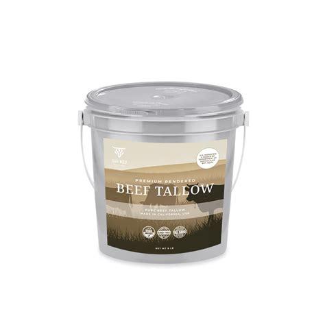 100% Pure American Beef Tallow | 1 Gallon Bulk Bucket (7.2 Lbs) – American  Tallow