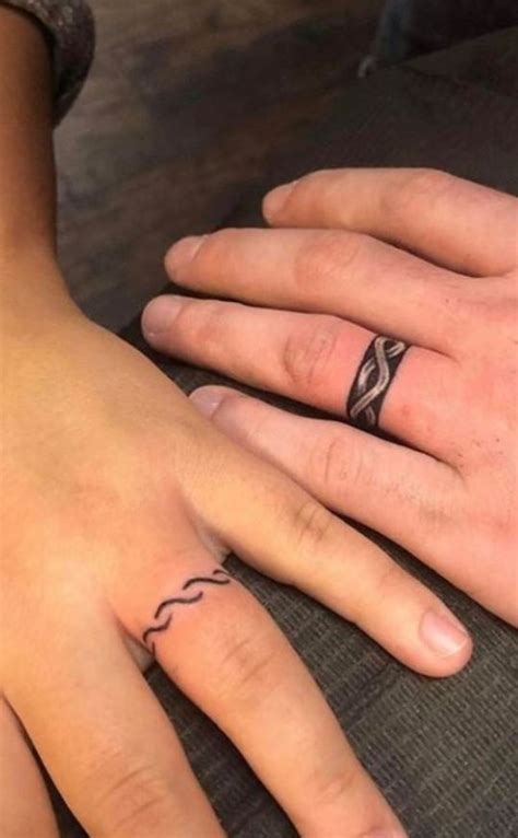 100 Unique Wedding Ring Tattoos You Ll Need To See Tattoo Me Now