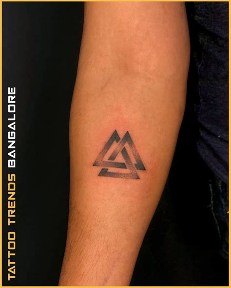101 Double Triangle Tattoo Designs With Meaning