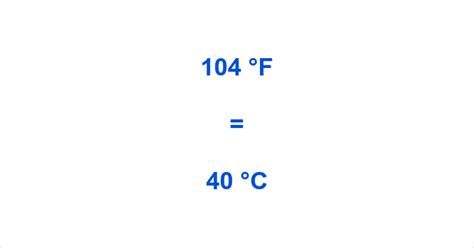 Convert 104-Degree Fahrenheit to Celsius Quickly and Easily