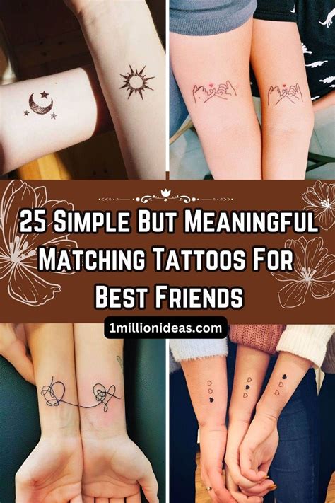 107 Cute And Meaningful Matching Best Friend Tattoos