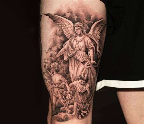 11 Female Protector Guardian Angel Tattoo Ideas That Will Blow Your Mind