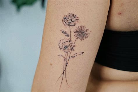 11 October Birth Flower Tattoo Ideas That Will Blow Your Mind