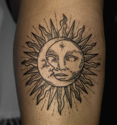 11 Simple Sun And Moon Tattoo Ideas That Will Blow Your Mind