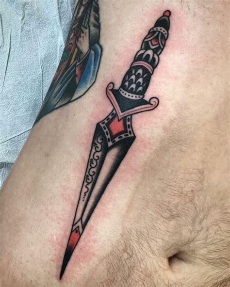 12 American Traditional Dagger Tattoo Ideas That Will Blow Your Mind