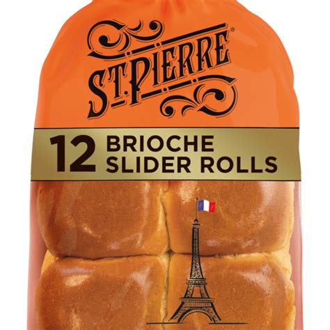 12 Brioche Slider Rolls St Pierre Usa Product