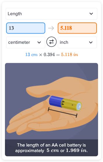 Convert 13cm to Inches: Quick and Accurate Measurement Guide