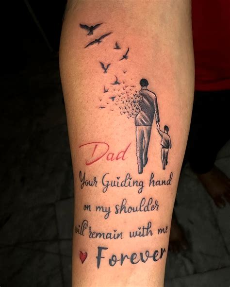 15 Unique Father Tattoo Ideas For A Timeless Tribute
