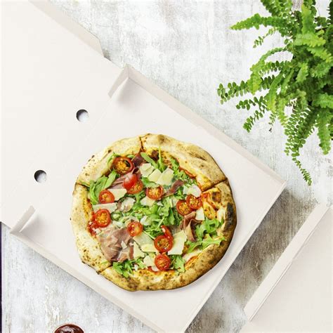 16 Inch Pizza Boxes White Based Printed 16 Pizza Box Rawpac