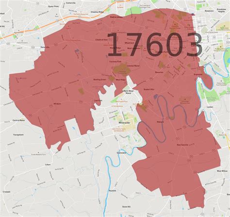 17603 Zip Code Maps Population Figures Demographics And Maps For 17603 Mapofzipcodes