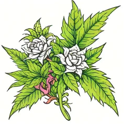 1806 Cannabis Tattoo Ideas In 2026 Blackink Ai