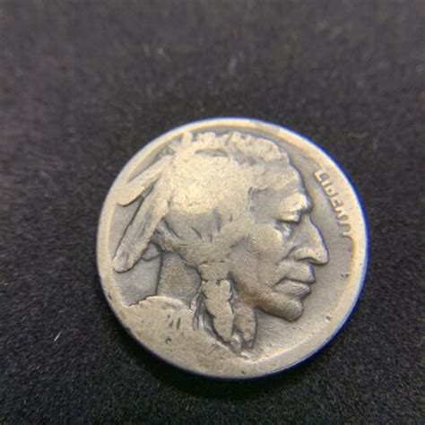 1920 Buffalo Indian Head Nickel No Mint Mark Dark Luster