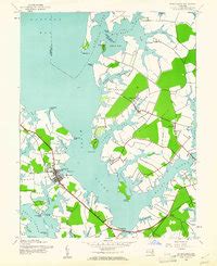1942 Map Of St Michaels Md High Res Pastmaps