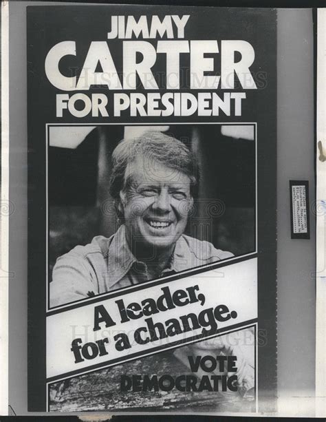 1976 Press Photo Jimmy Carter Running For President Historic Images
