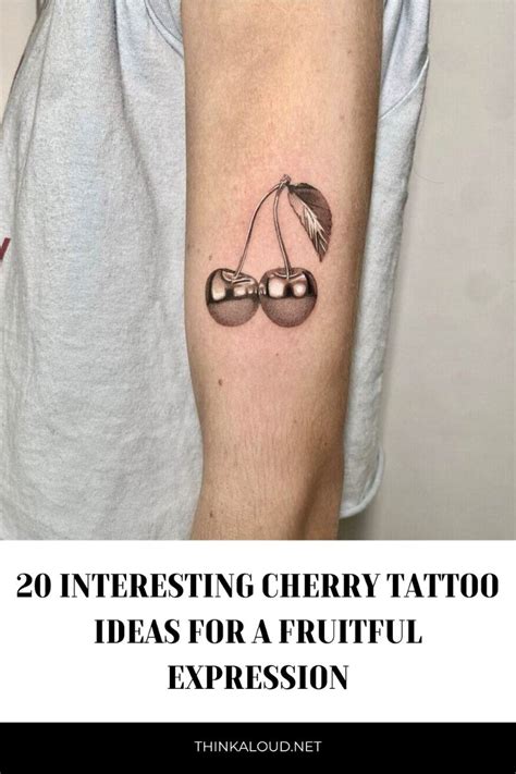 20 Interesting Cherry Tattoo Ideas For A Fruitful Expression