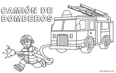 20 P Ginas Para Colorear De Bomberos P Ginas Para Colorear