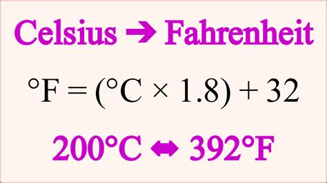 200 Celsius To Fahrenheit Calculatio 200 Celsius To Fahrenheit Calculatio