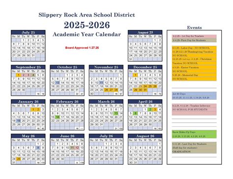 2025 2026 Scheduling Materials Slippery Rock Area High School 724 794