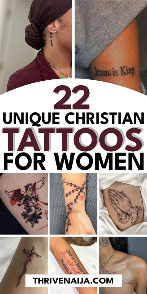 22 Unique Christian Tattoos For Women Thrivenaija
