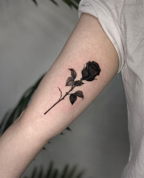 23 Black Rose Tattoo Ideas For Men And Women