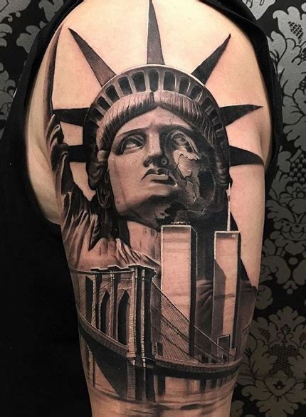 25 Inspiring Statue Of Liberty Tattoo Ideas