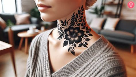 26 Neck Tattoo Ideas For Women From Simple To Flashy