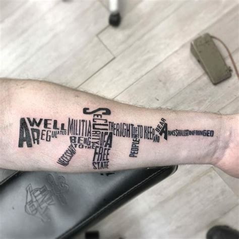 2Nd Amendment Tattoo