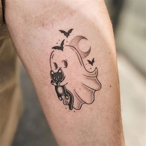 30 Best Cute Ghost Tattoo Ideas You Should Check