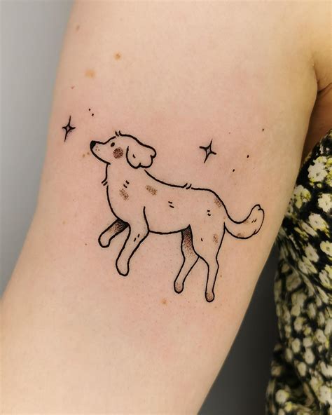 30 Cute Small Amp Simple Dog Tattoo Ideas For Women Animal Lovers Dog