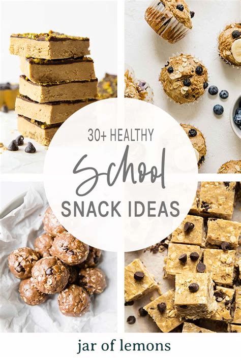 30 Healthy Snack Ideas For Kids Jar Of Lemons