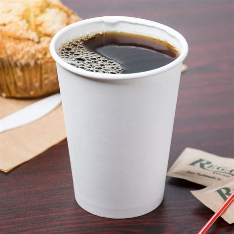 300Gsm White Paper Cup Coffee Tea Drinking Cup For Office And Home 20 Packs1000 Count