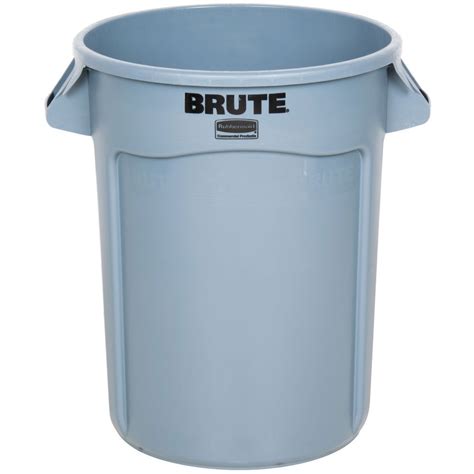 32 Gallon Brute Container W O Lid Fg263200gray The Caster Guy