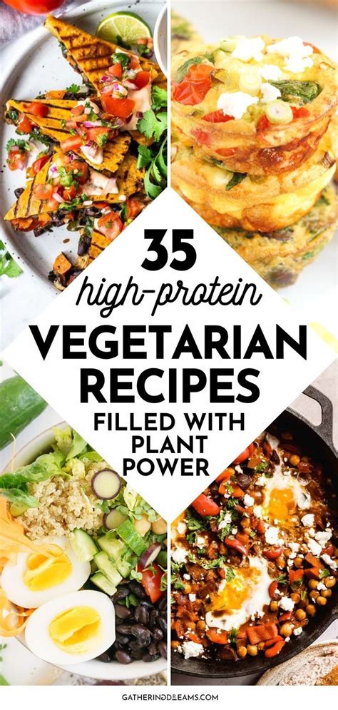 35 High Protein Vegetarian Recipes