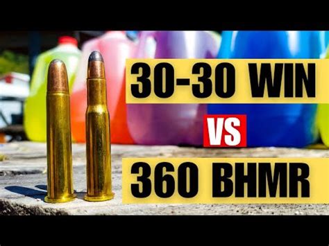 360 Buckhammer Vs 30 30 How Many Milk Jugs Youtube