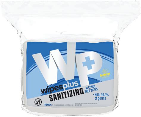 37502 Wipesplus 1500Ct Hand Sanitizing Alcohol Free Wipes Refill