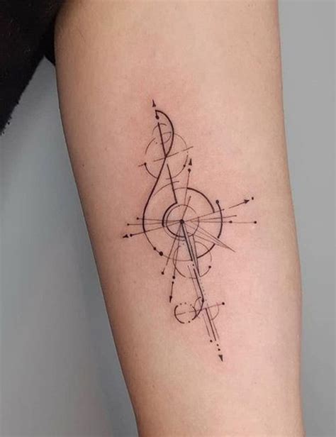 39 Minimalist And Small Tattoo Designs With Meanings Small Music