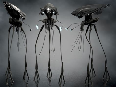 3D Model Alien From War Of The Worlds Vr Ar Low Poly Rigged Cgtrader