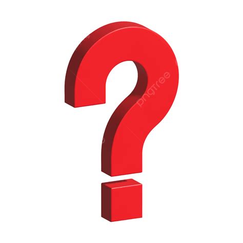 3D Question Mark On Png Background 13775548 Png