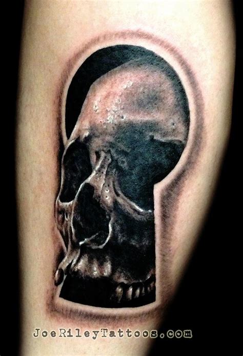 3D Skull Tattoo By Joe Riley Tattoonow 3D Skull Tattoo By Joe Riley Tattoonow