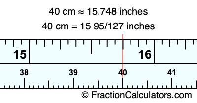 Convert 40 cm to Inches Easily!