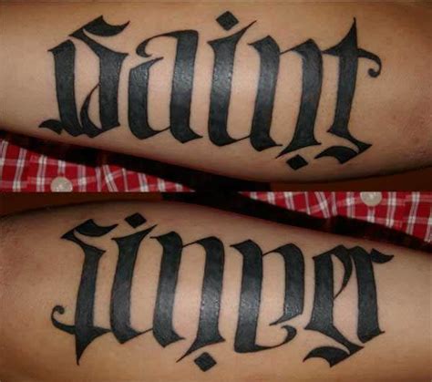 40 Cool Ambigram Tattoo Ideas