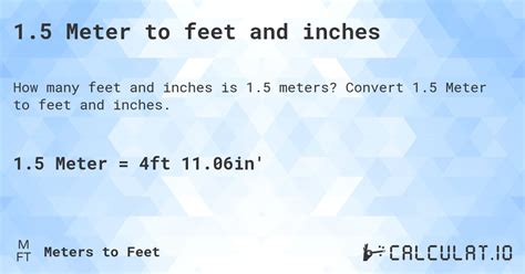 40 Feet In Meters Calculatio